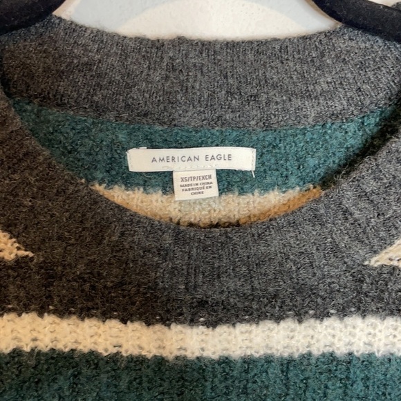 American Eagle | Cozy Striped Crew Neck Sweater - Picture 3 of 6